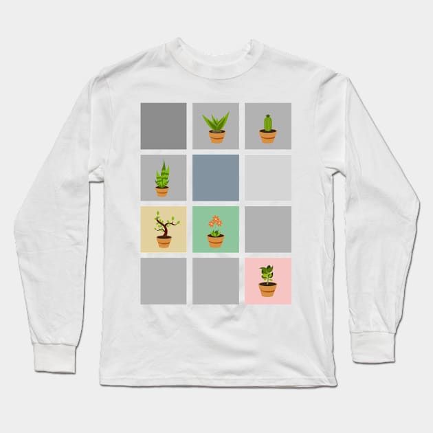 Plant Long Sleeve T-Shirt by lcebido